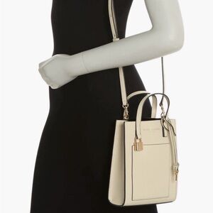 Marc Jacobs
Micro Grind Leather Tote
Crossbody Bag, Marshmallow